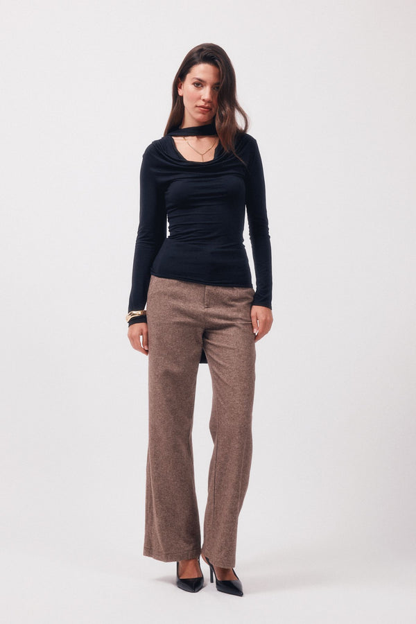 Albert | Drape collar top