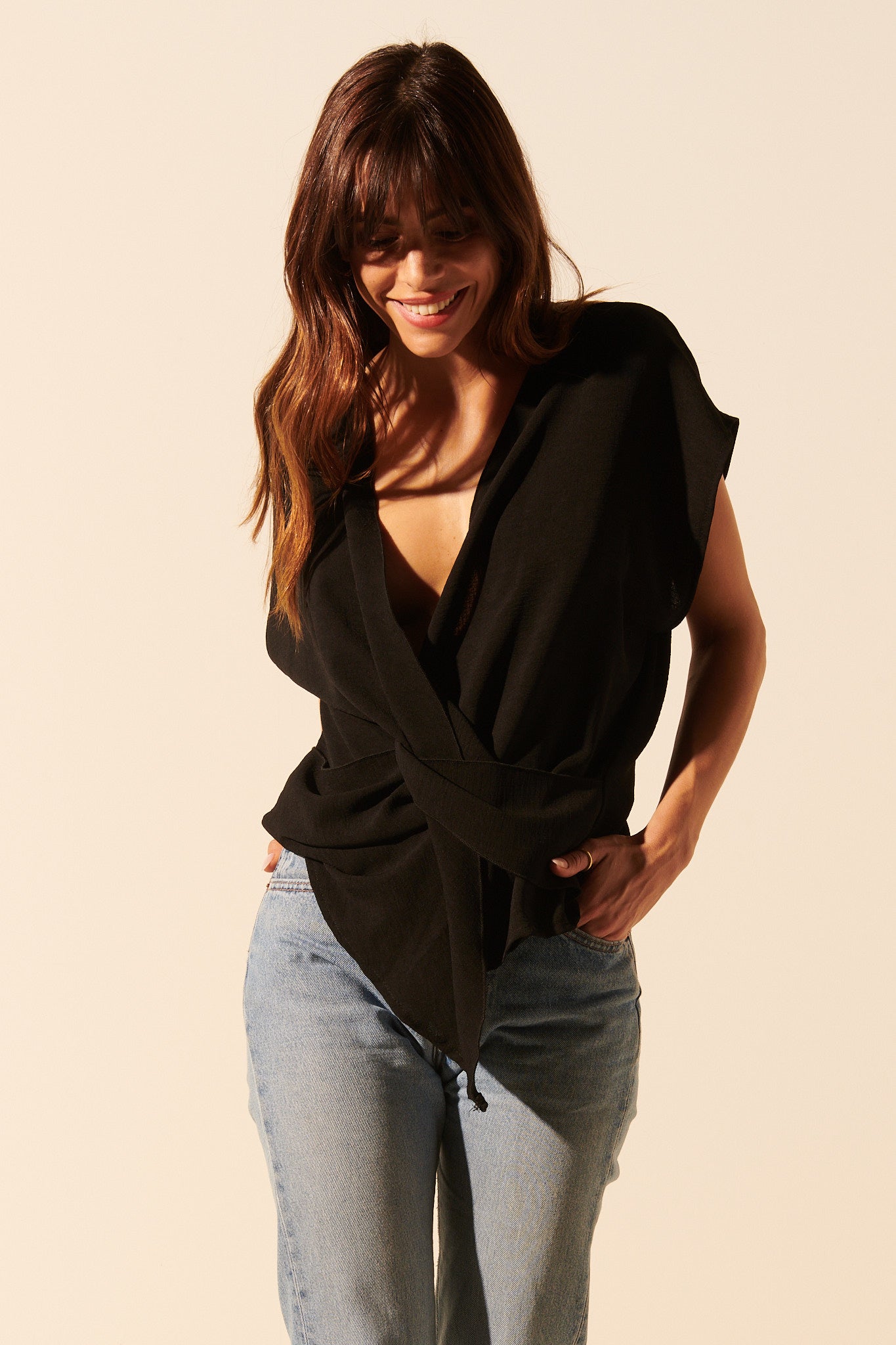 Annalivia | Blouse cache-coeur