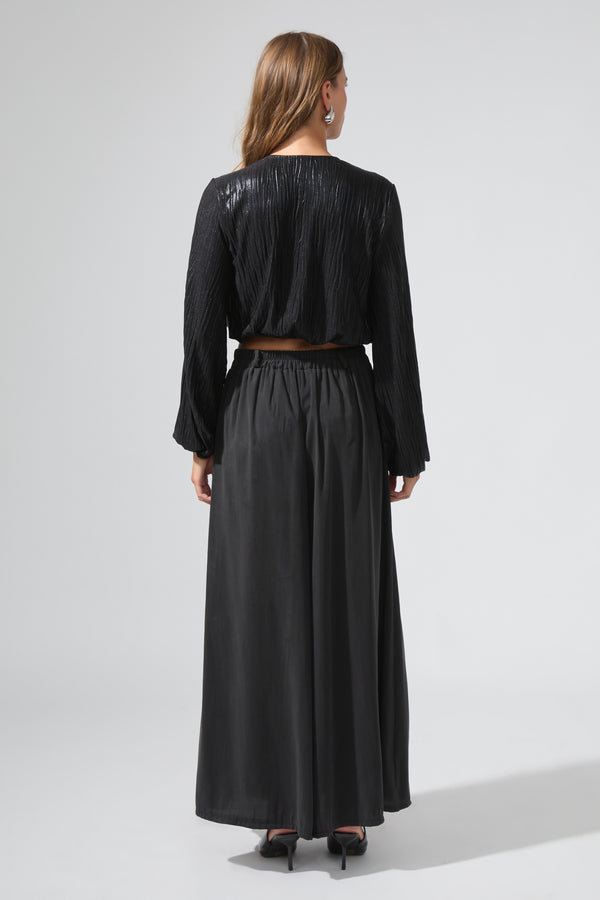 Barbara | Lamé short top