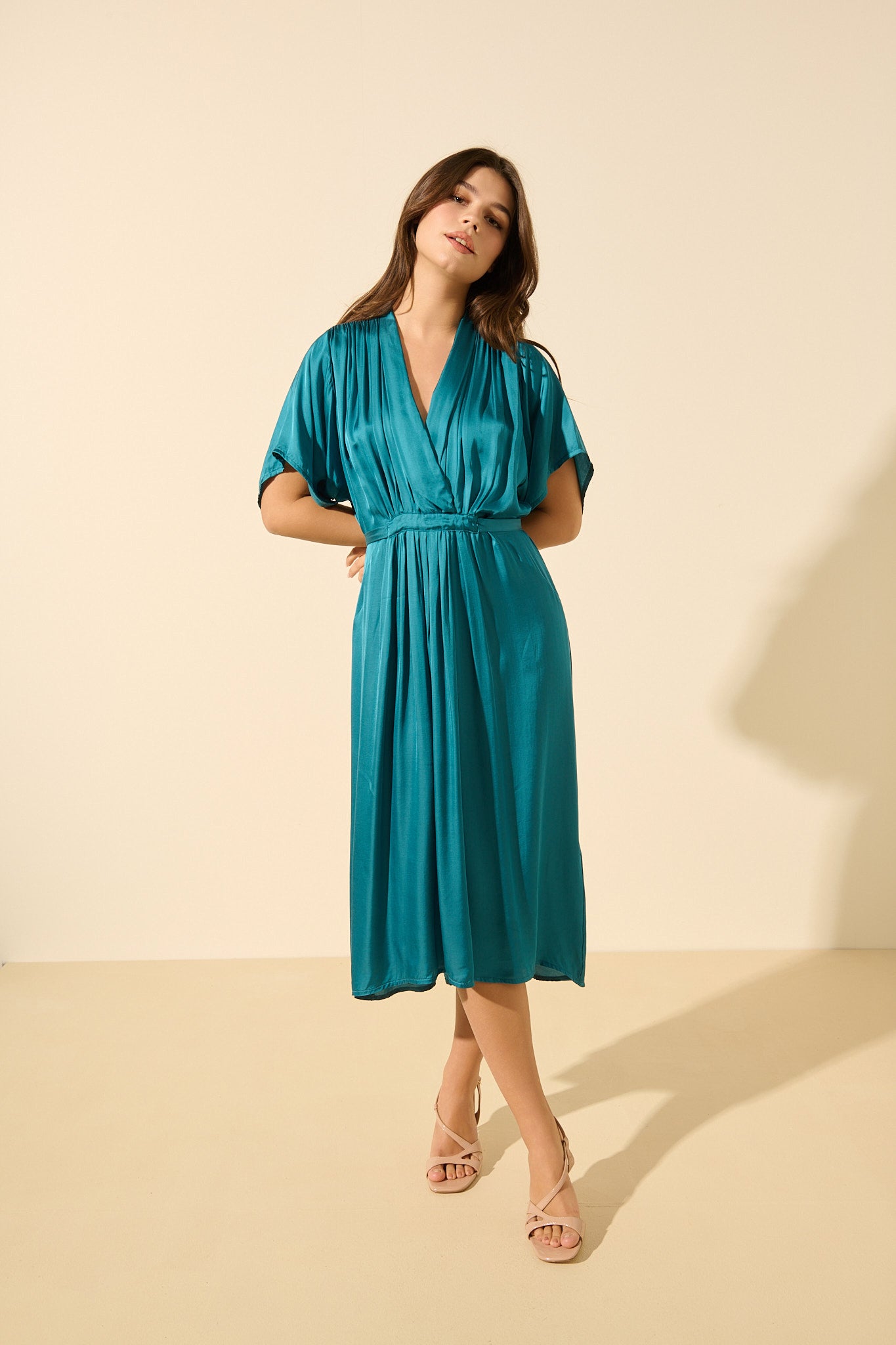 Camilla | Robe satinée