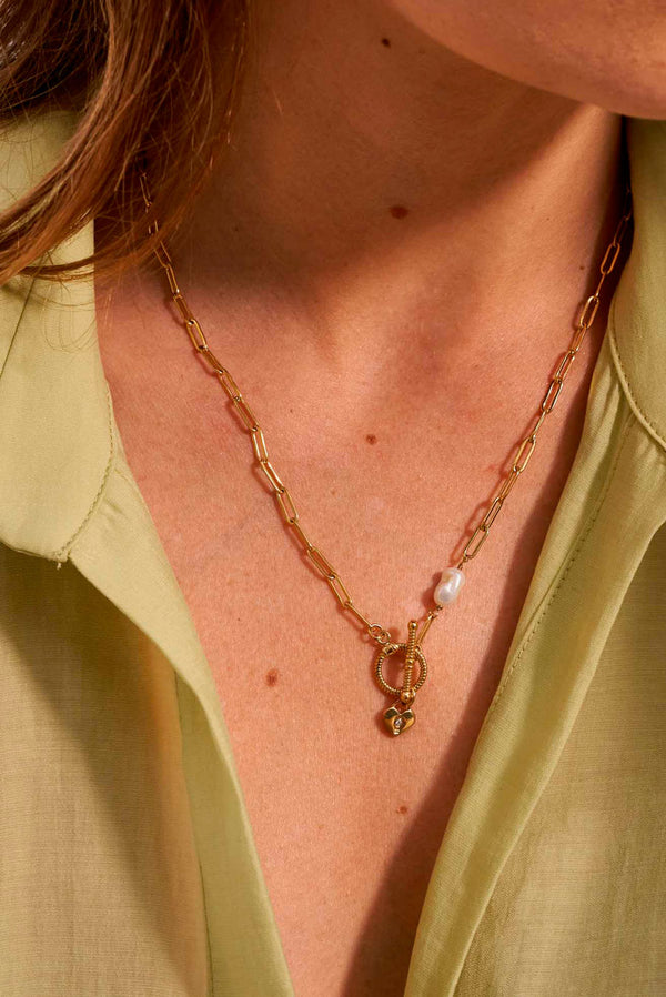 Julia | Collier pampille coeur