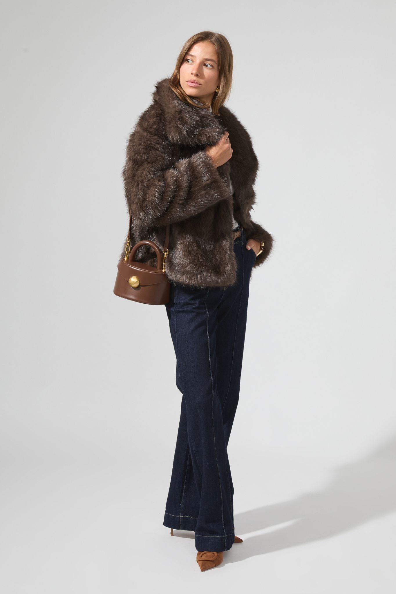 Coyote | Fur-effect coat