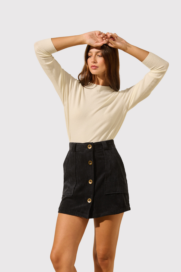 Daffy | Short button skirt