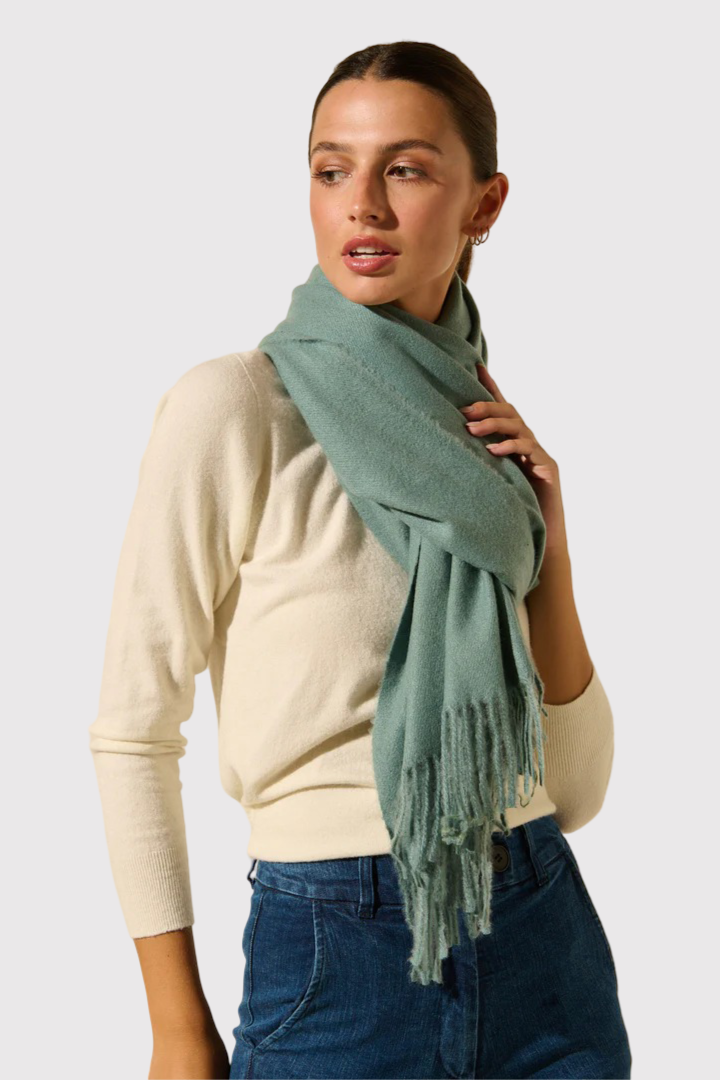 Lélia | Fringed scarf