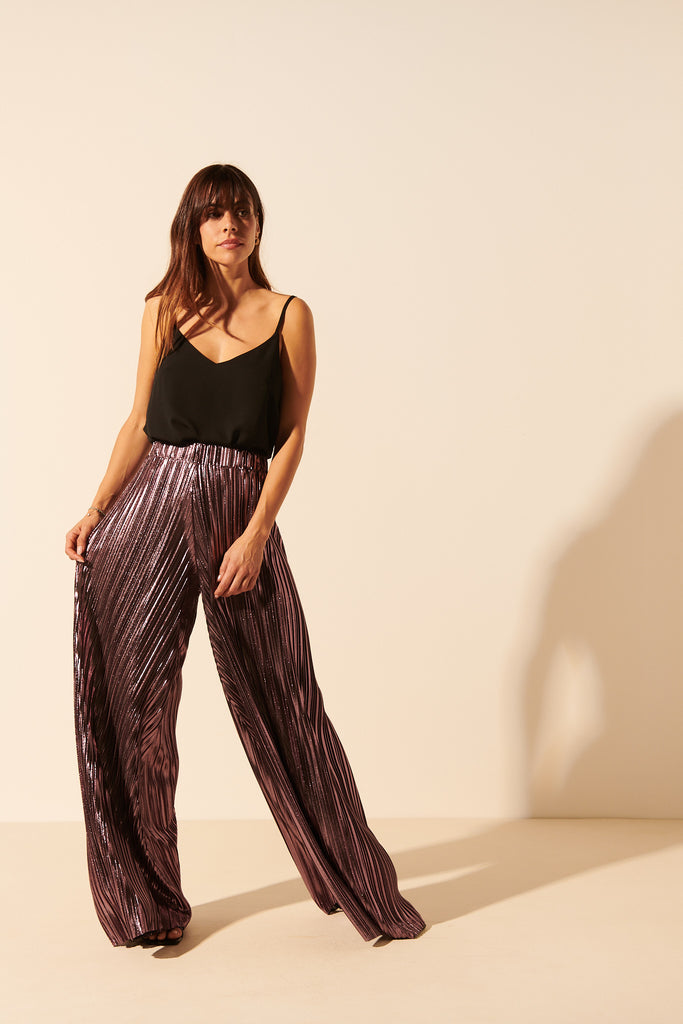 Félix | Fluid lamé pants