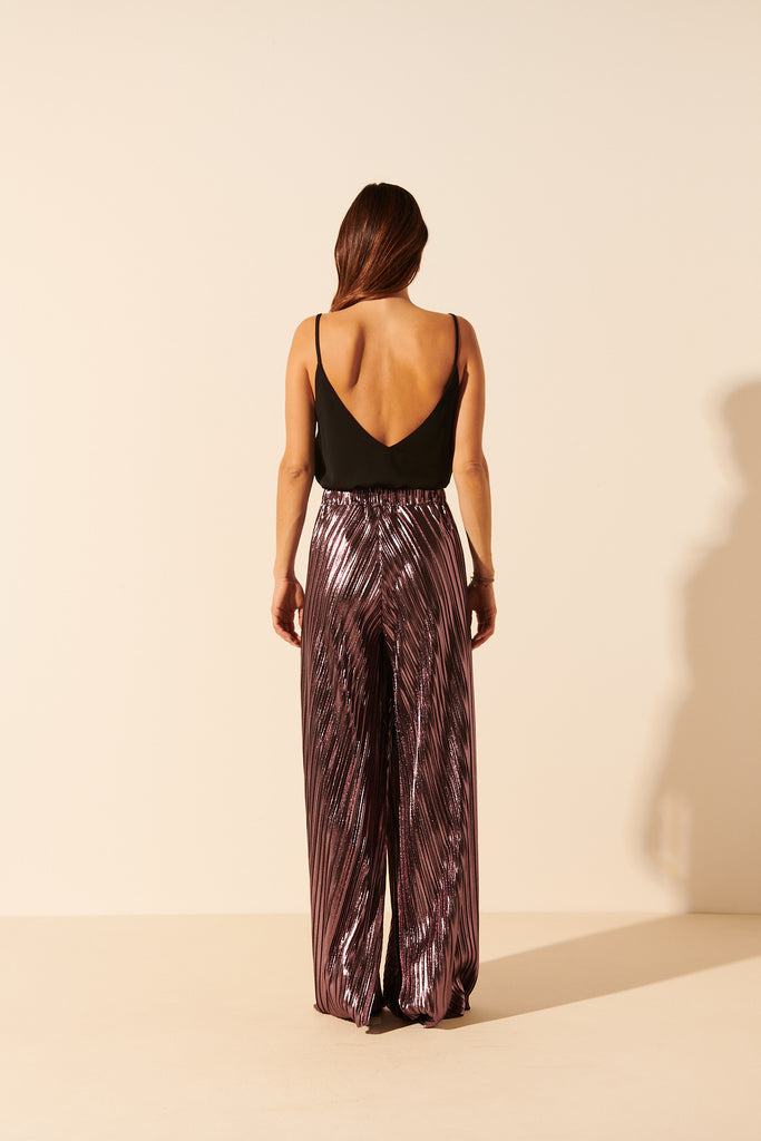 Félix | Fluid lamé pants