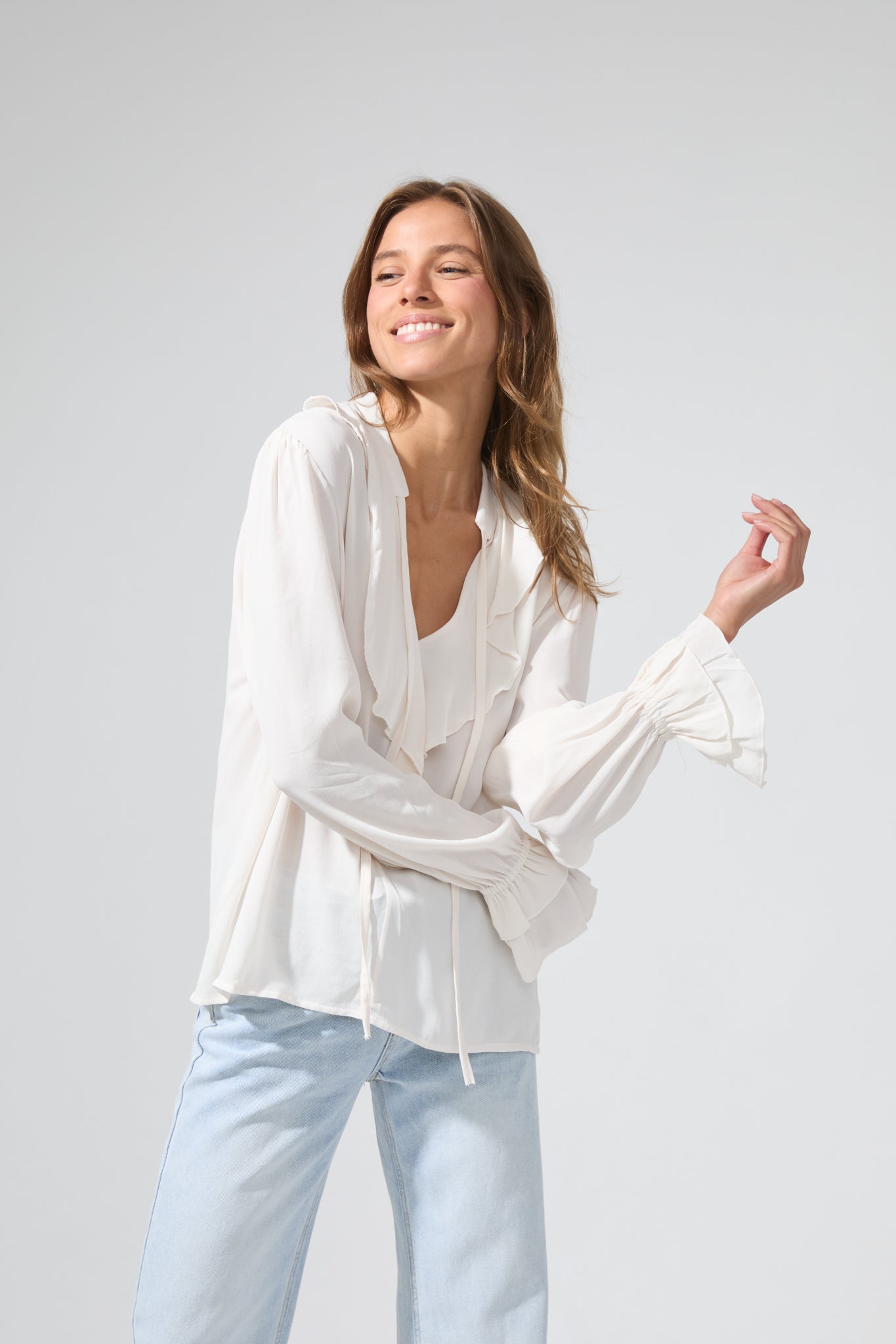Estela | Flounced shirt