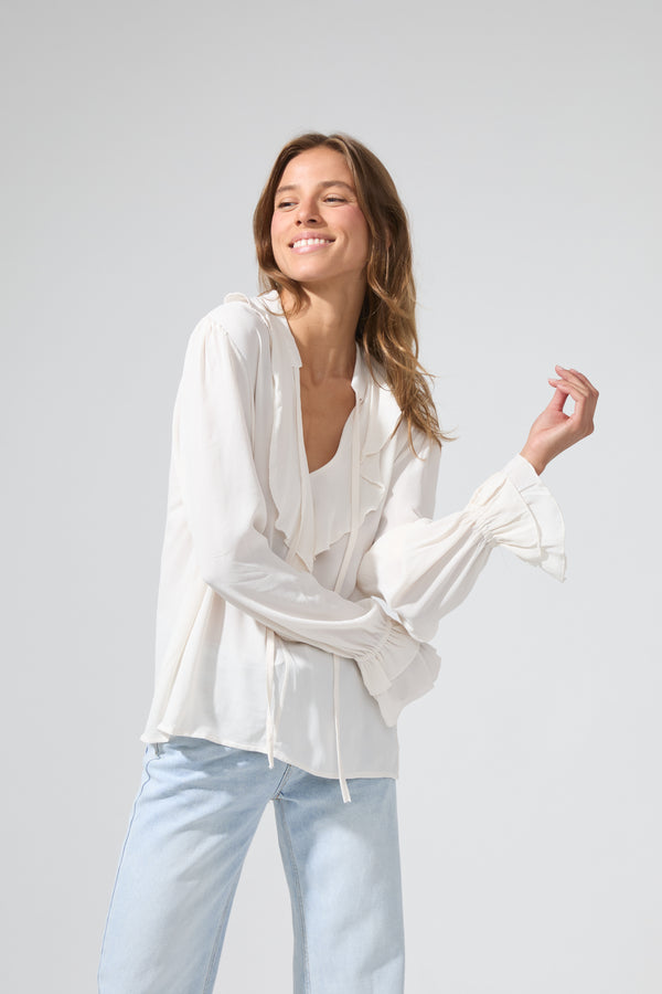 Estela | Flounced shirt