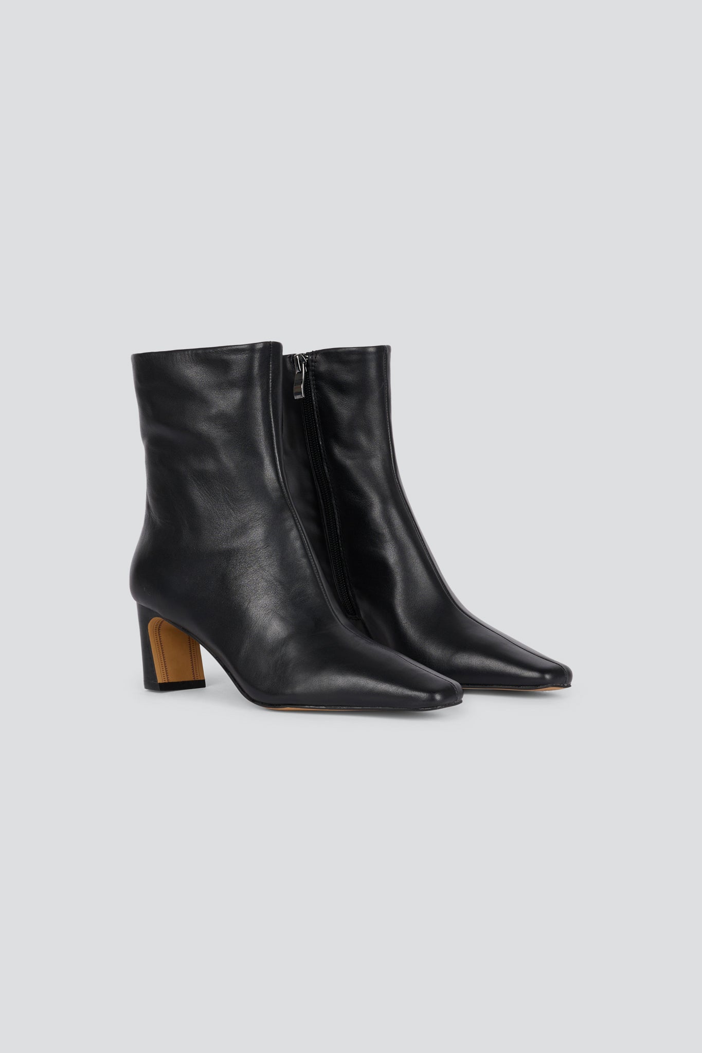 Flavia | Leather heeled boots