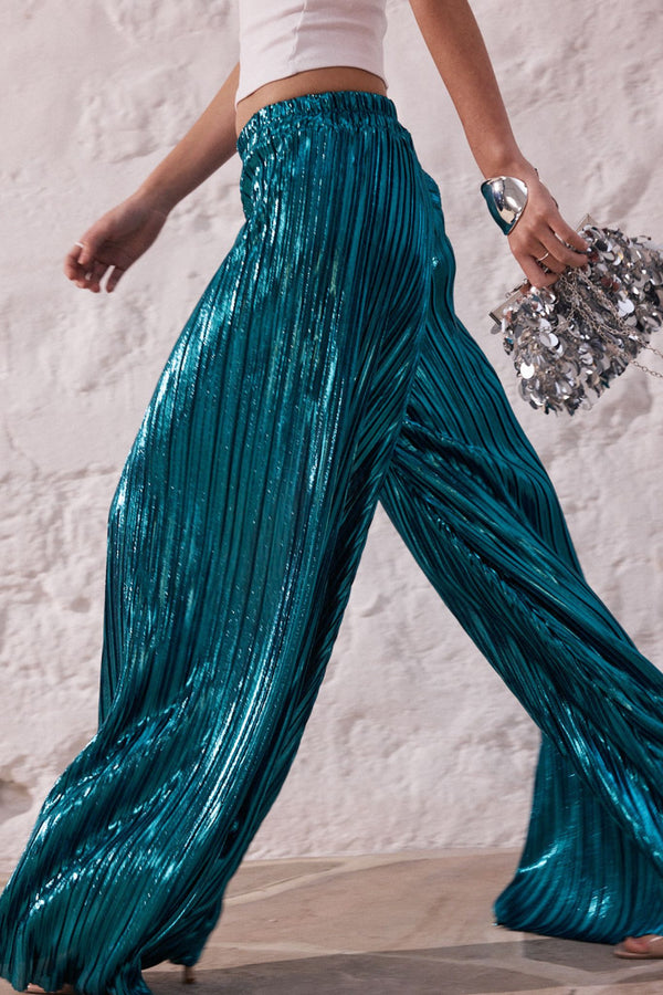 Félix | Fluid lamé pants