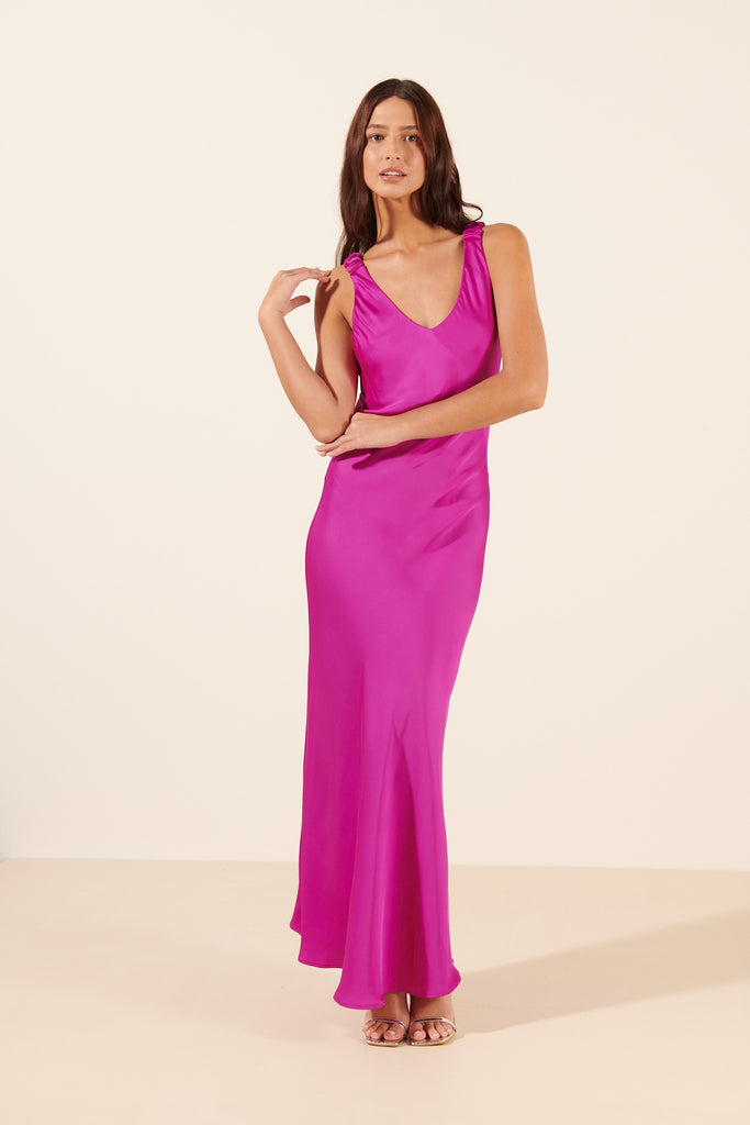 Grammy | Robe longue satinée