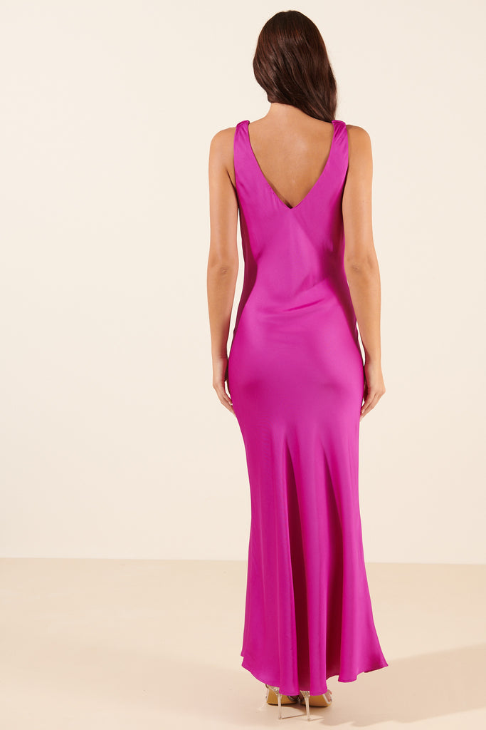 Grammy | Robe longue satinée