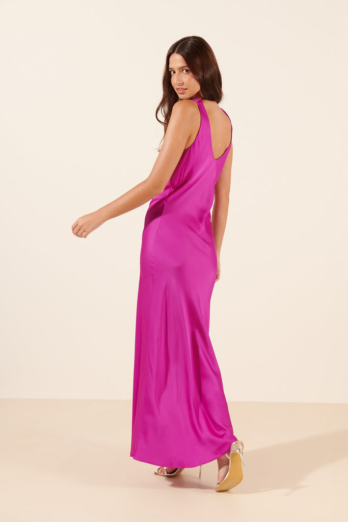 Grammy | Robe longue satinée