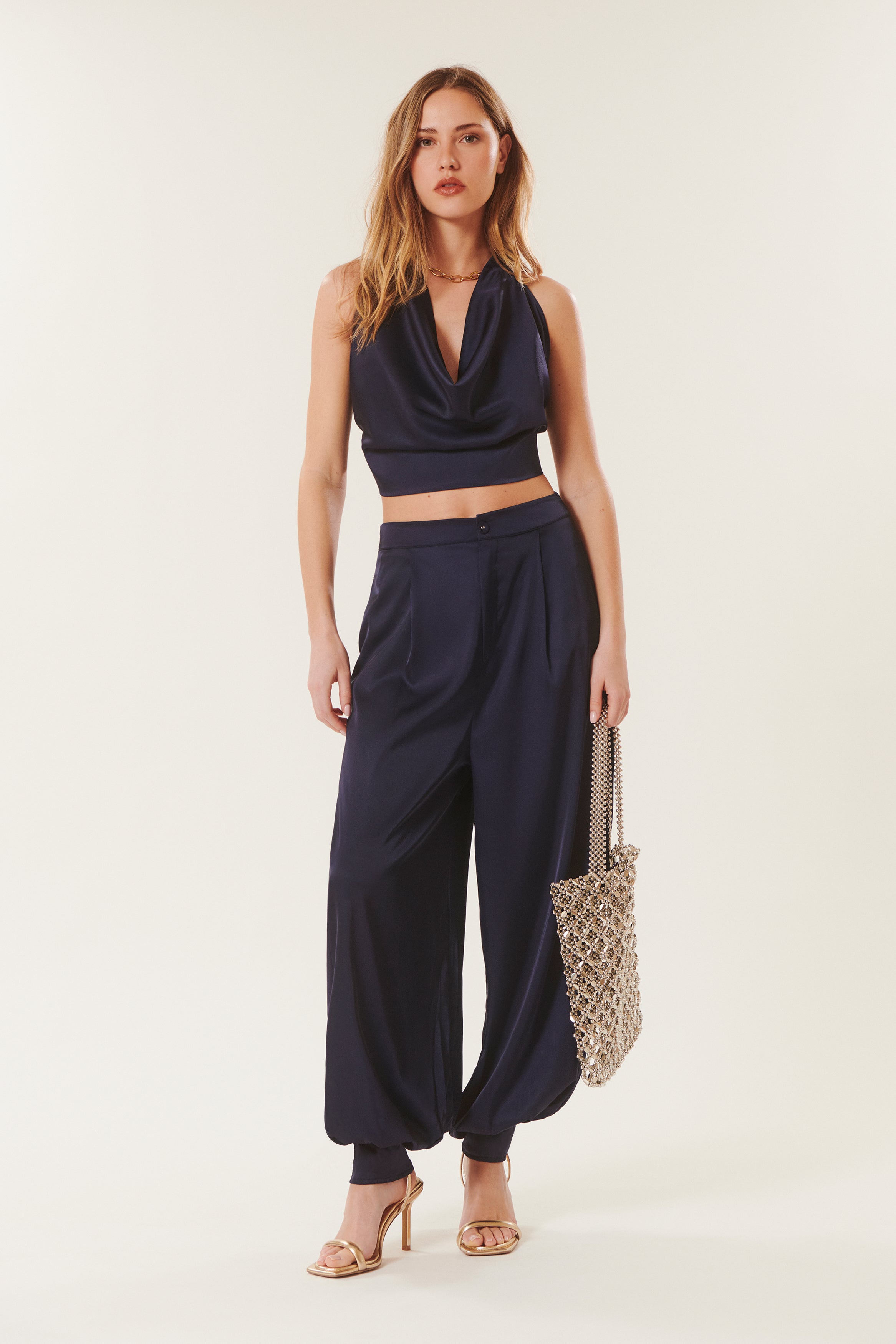 Grazia | Top satinato multiway