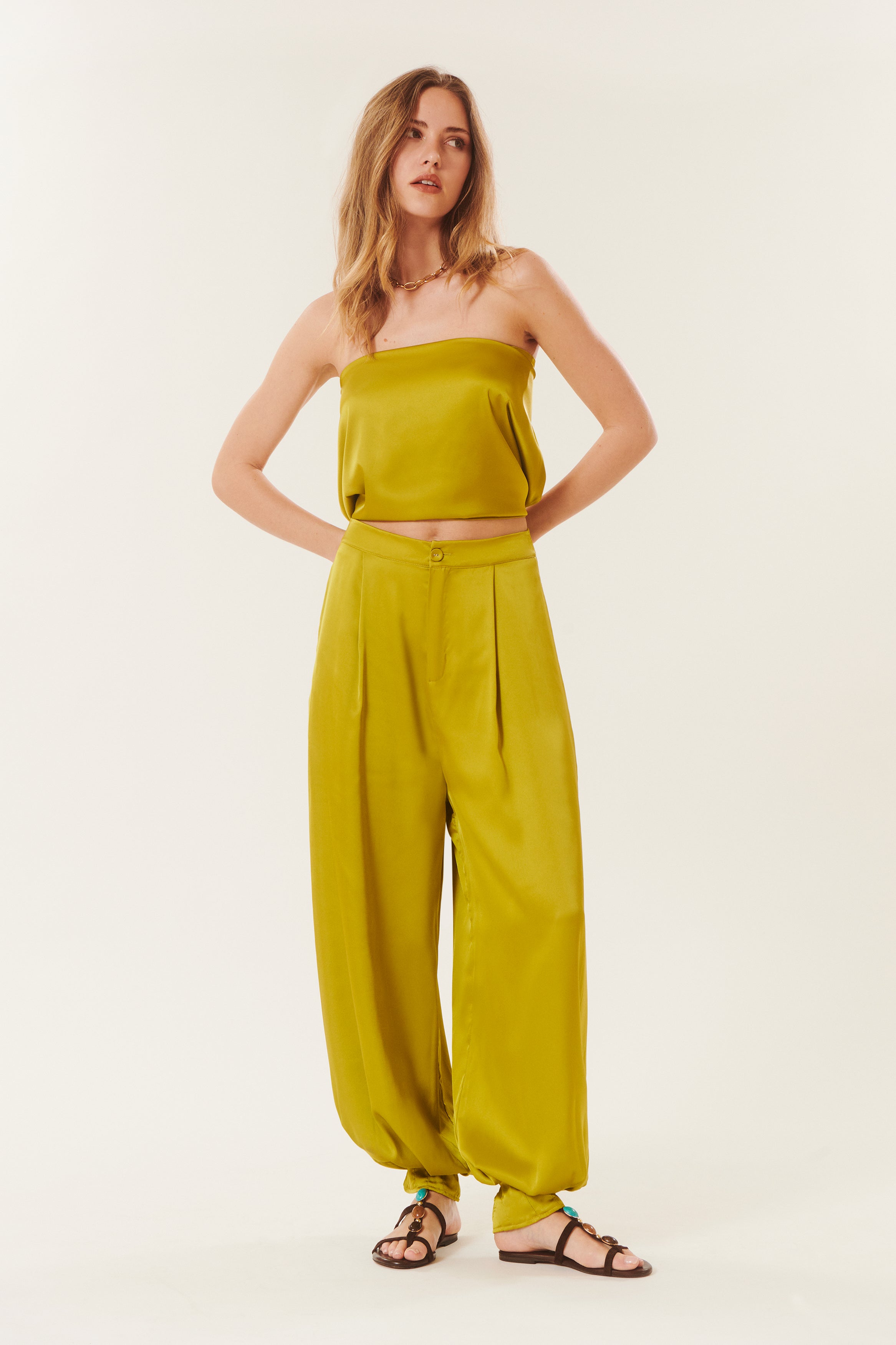 Grazia | Top satinato multiway