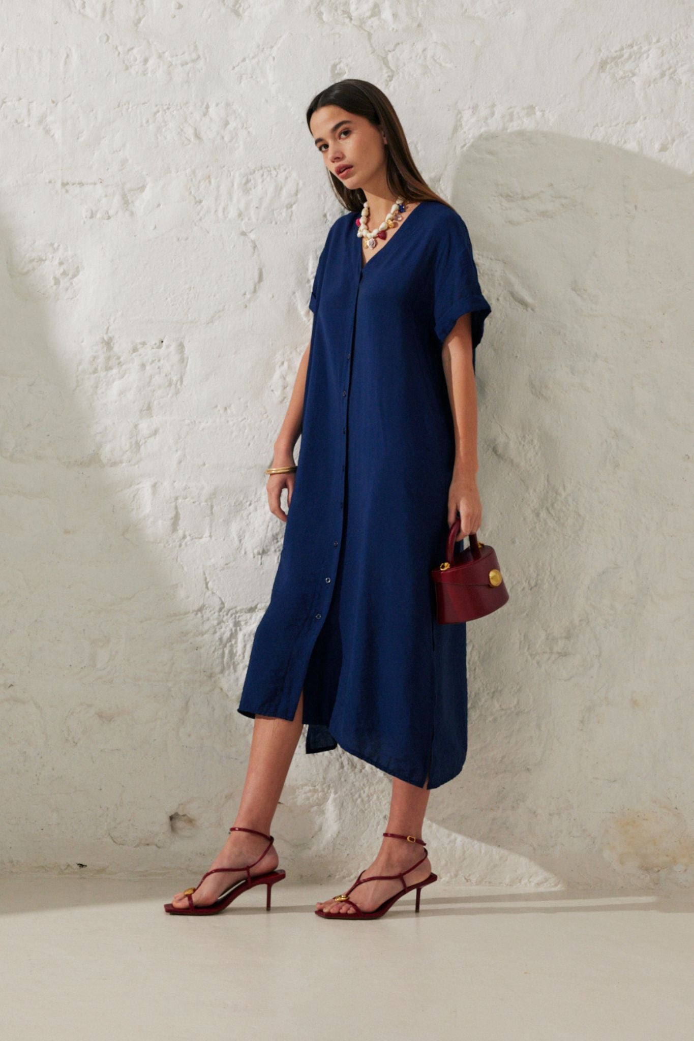 Ingrid | Button dress