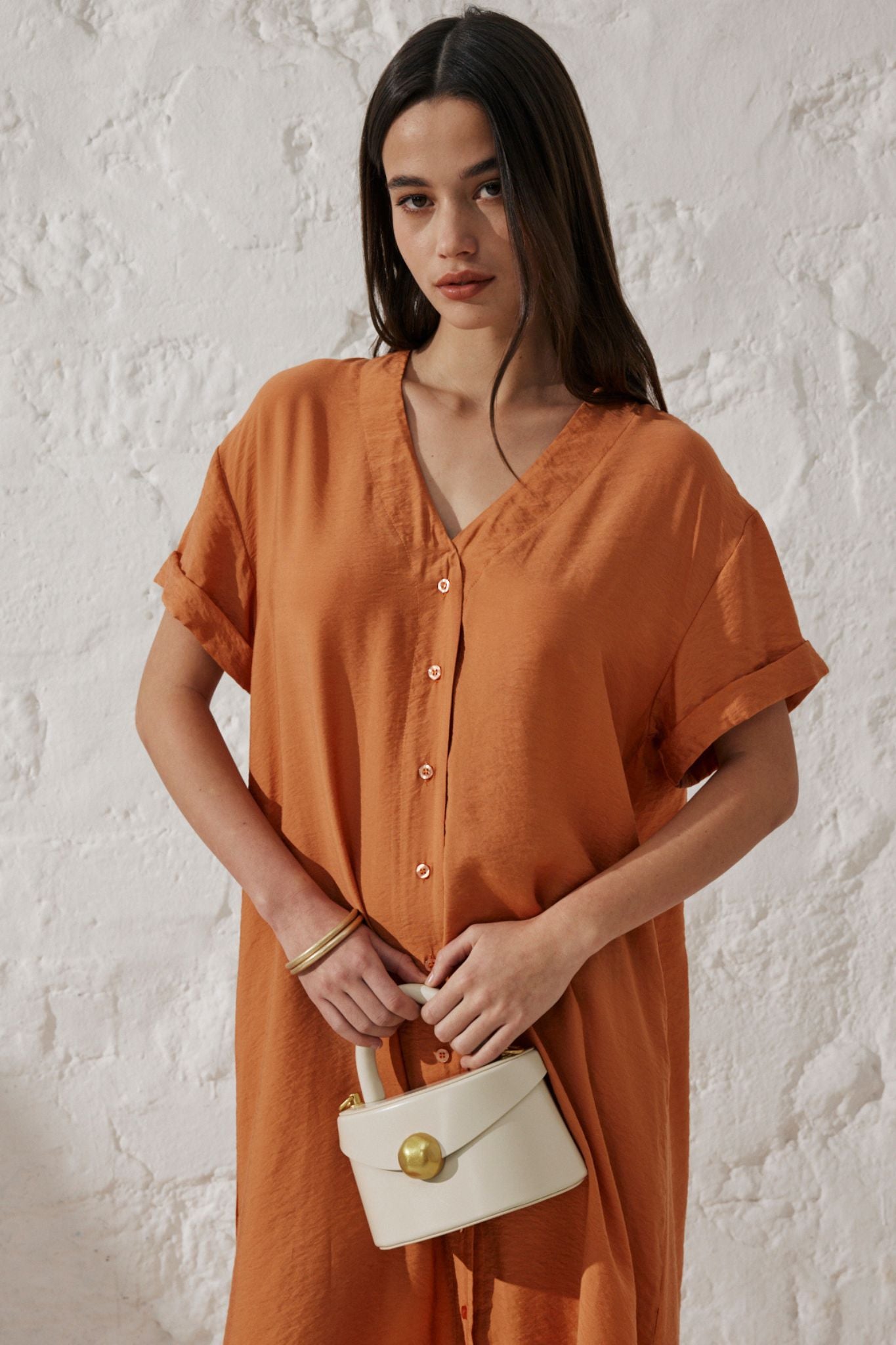 Ingrid | Button dress