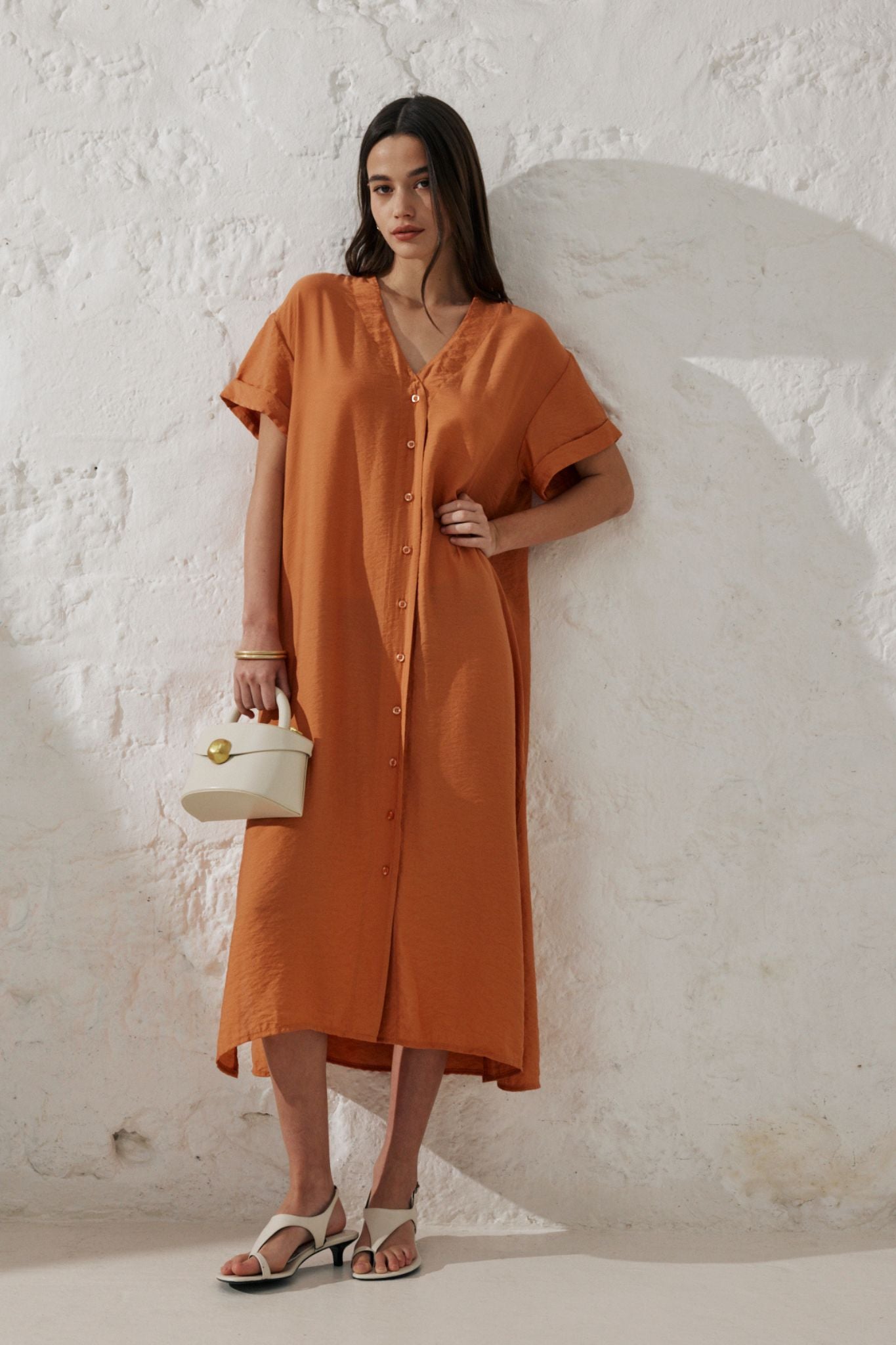 Ingrid | Button dress