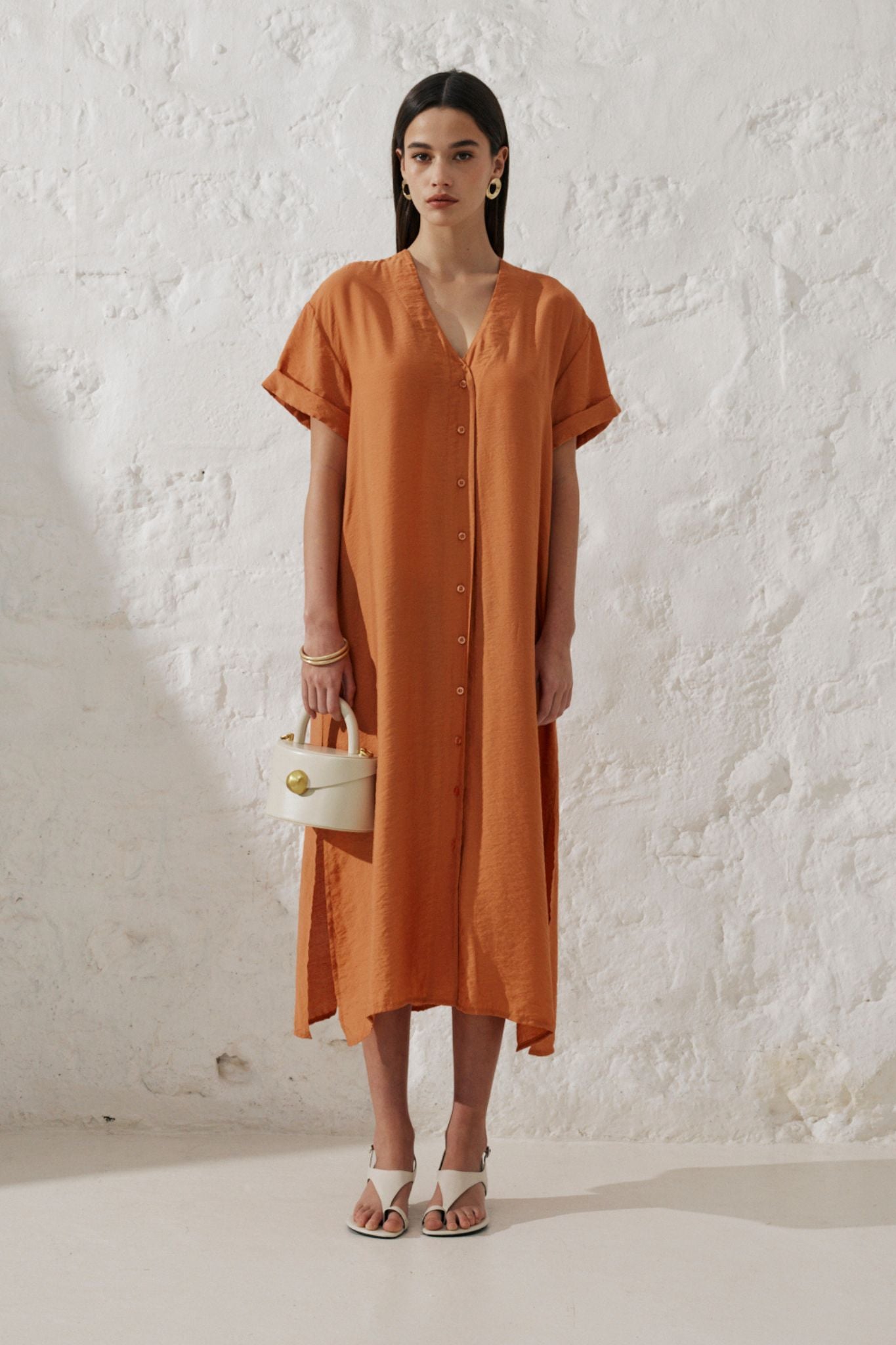 Ingrid | Button dress