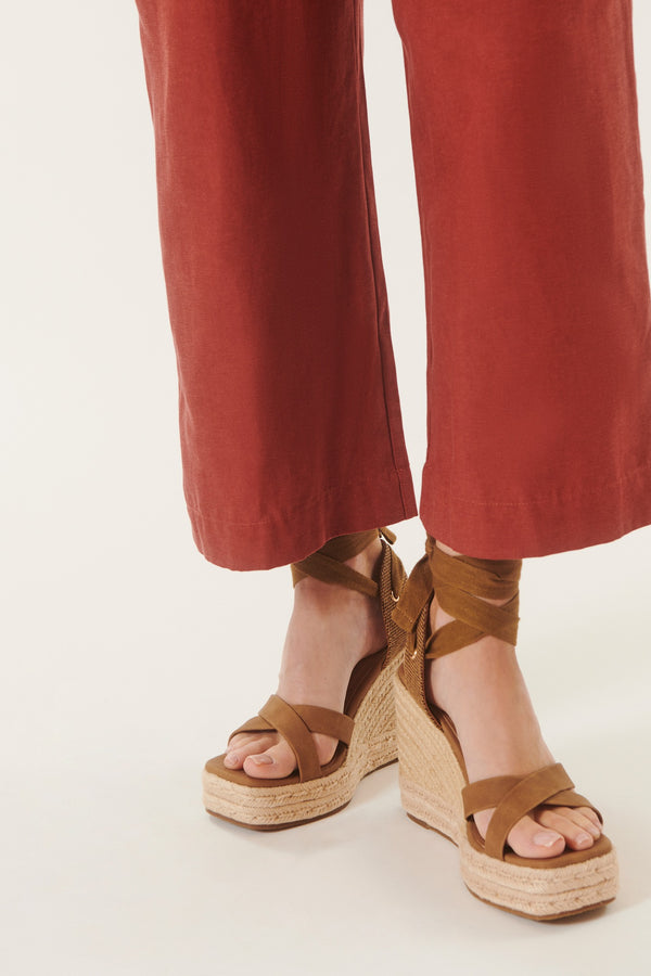 June | Sandales compensées