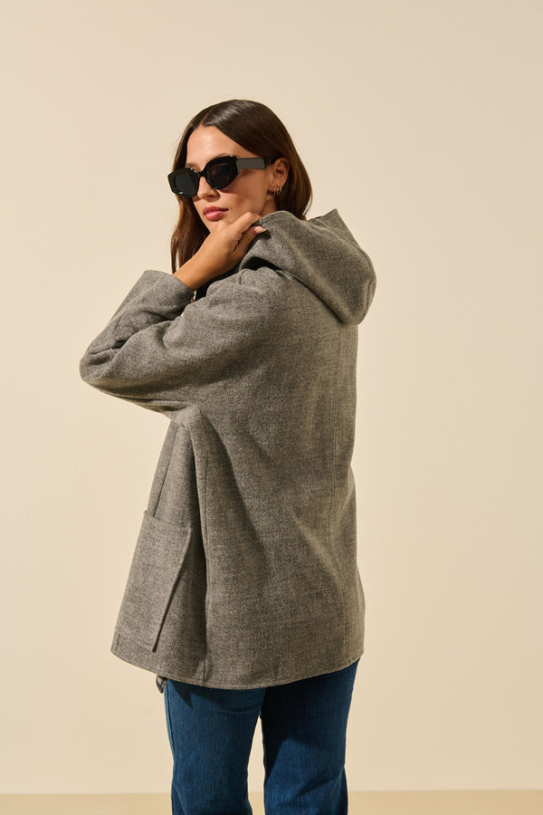 Marco | Oversized hooded jacket