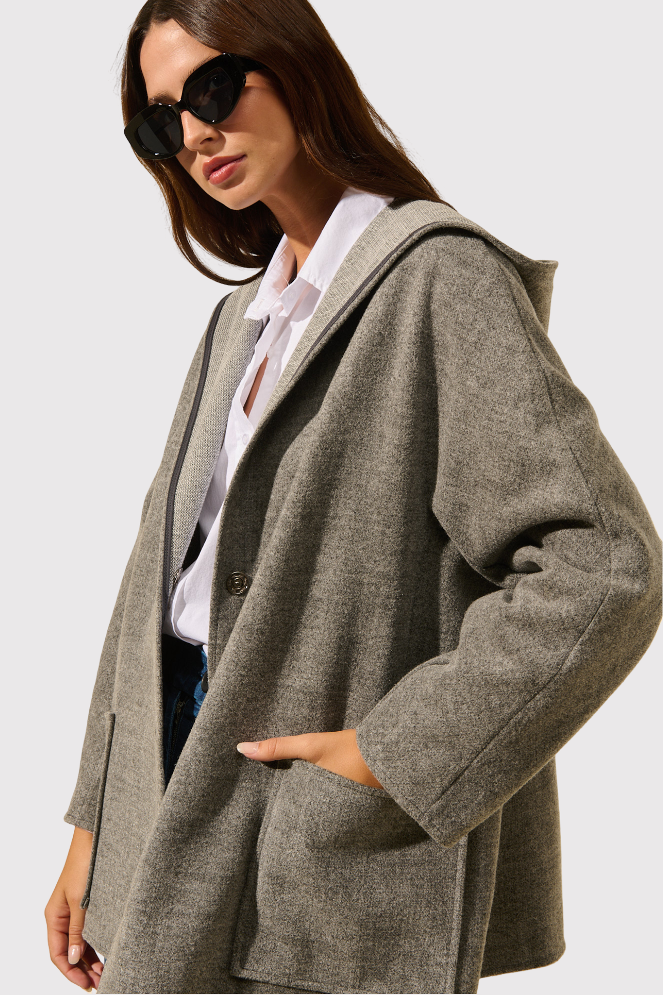 Marco | Oversized hooded jacket