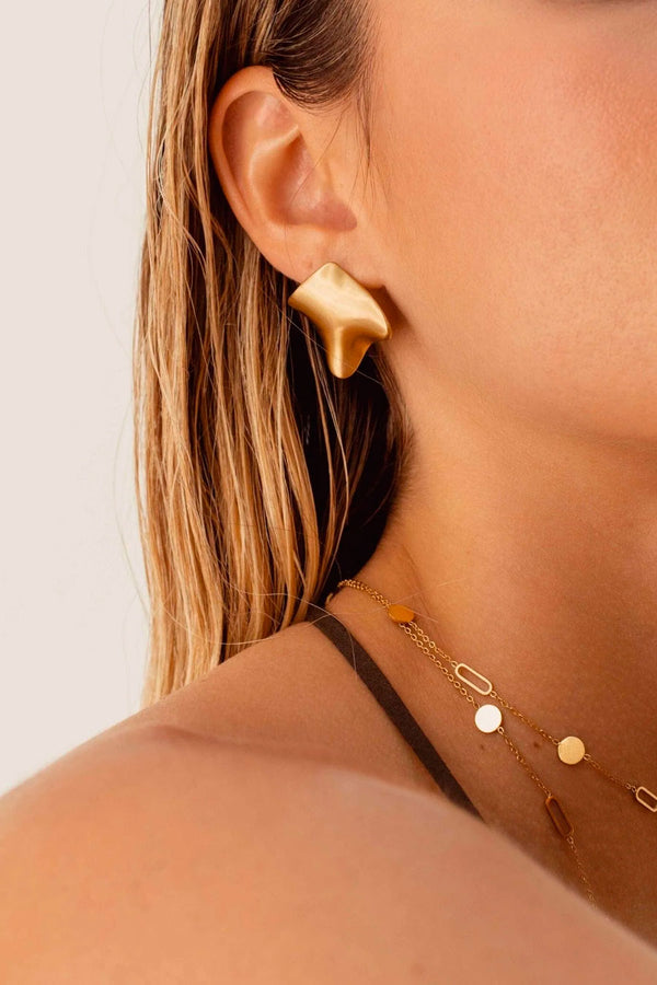 Promesse | Boucles puces carré