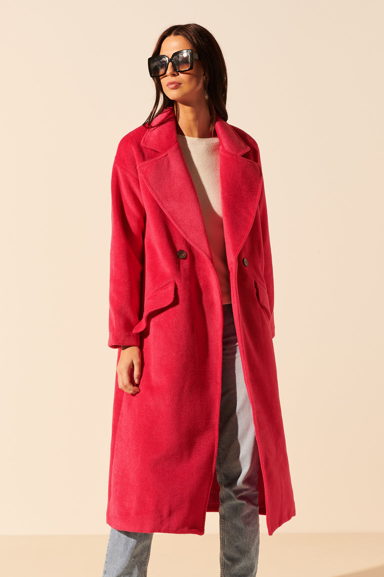 Finetyu Veste de mode pour femme en polaire floue fausse shearling bouton  manteau oversized outwear hiver manteau femme rouge, vert, XXL : :  Mode