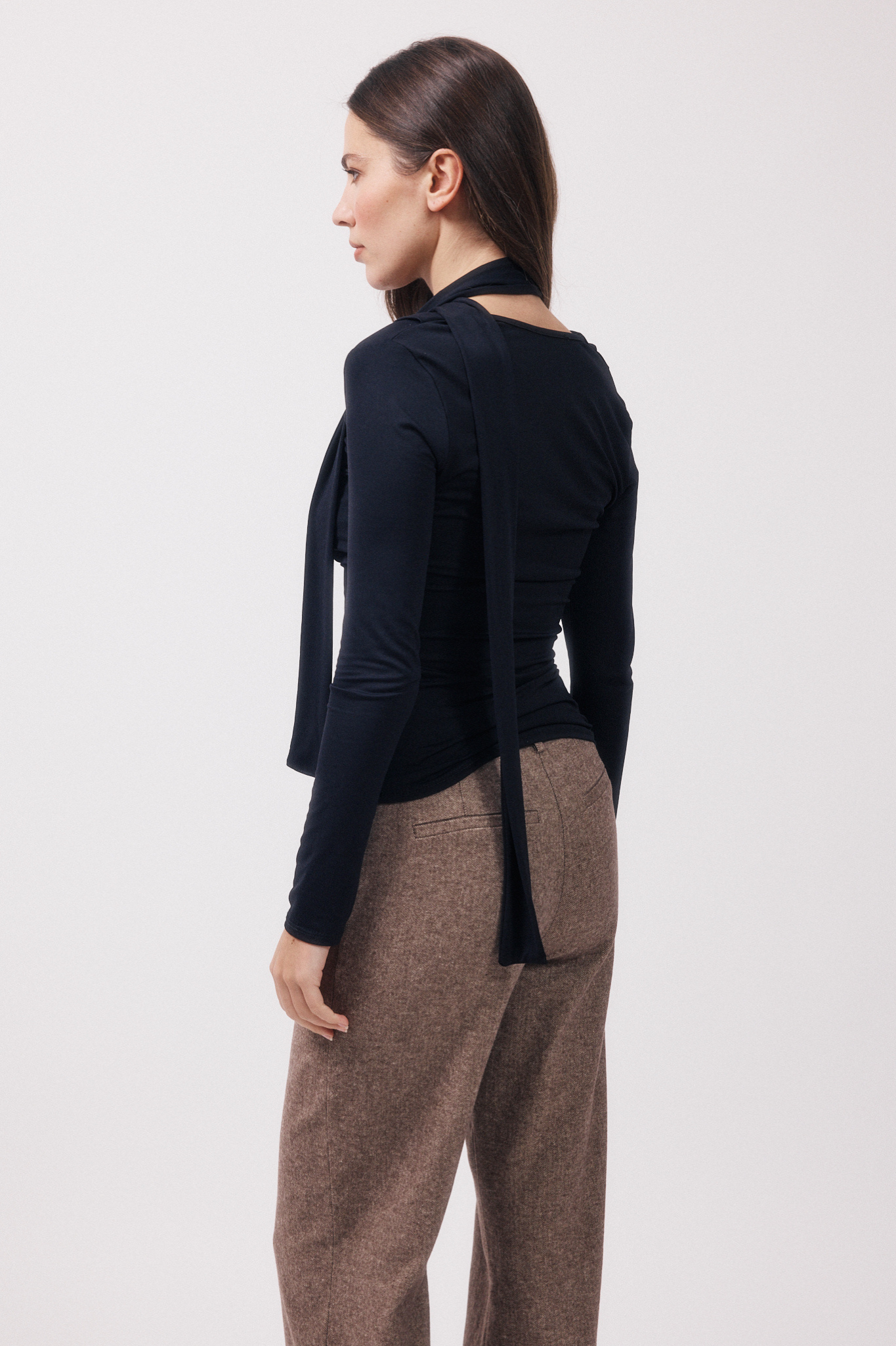 Albert | Drape collar top