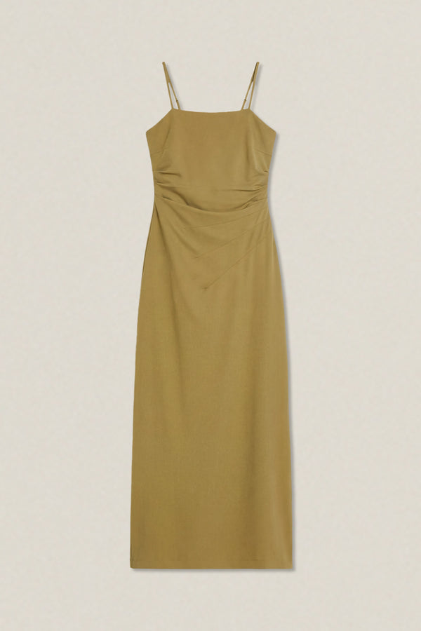 Vanessa | Robe midi à bretelles