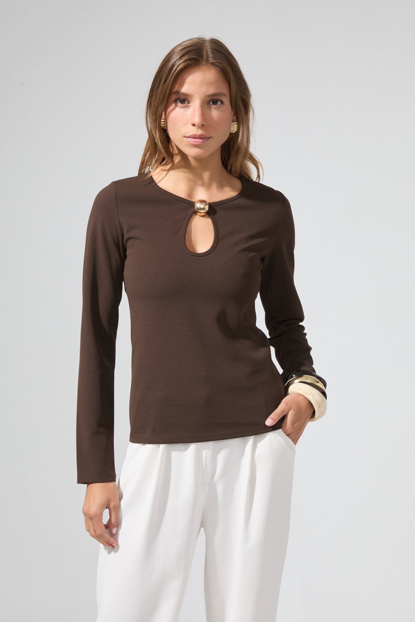 Camicia Donna Maniche Lunghe In Rayon - Elegante E Comoda Per Tutti I Giorni