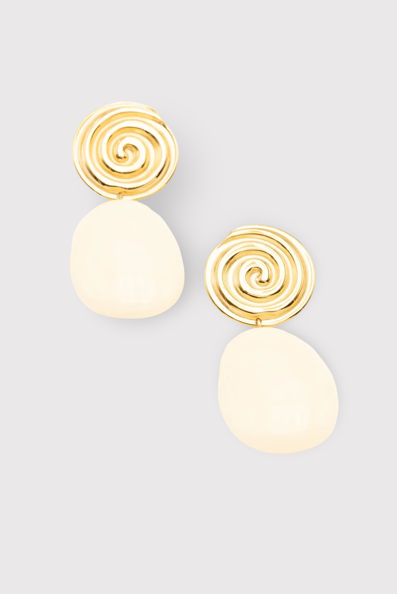 Lamya | Boucles pendantes ovale