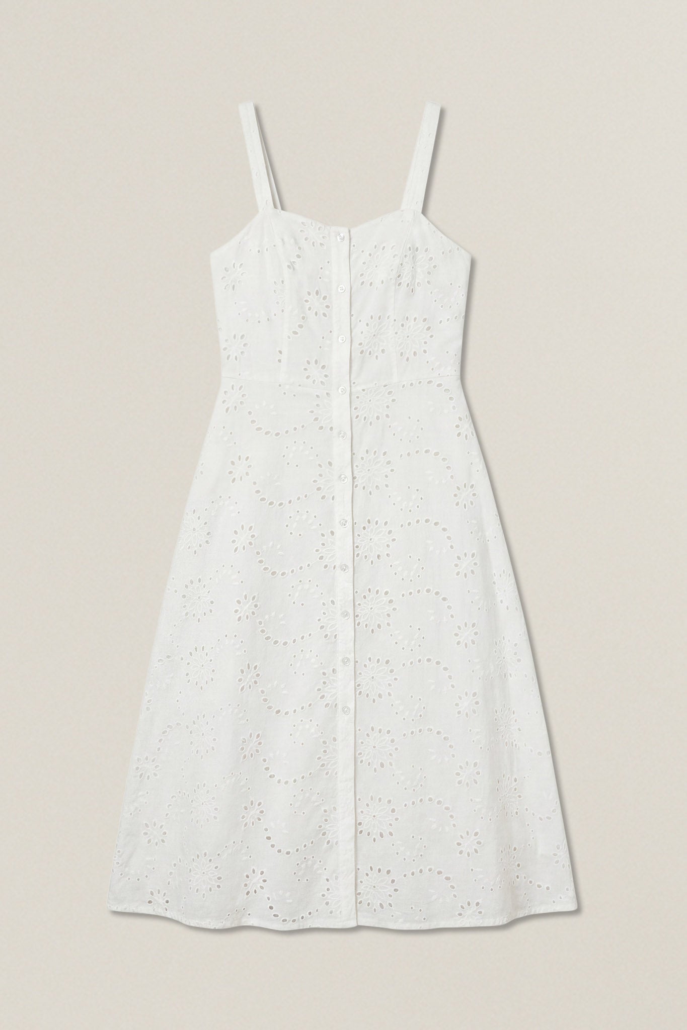 Cameron | Abito midi in macramè