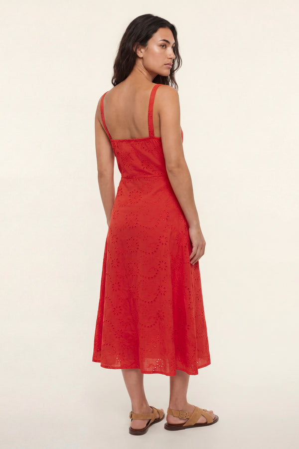 Cameron | Abito midi in macramè