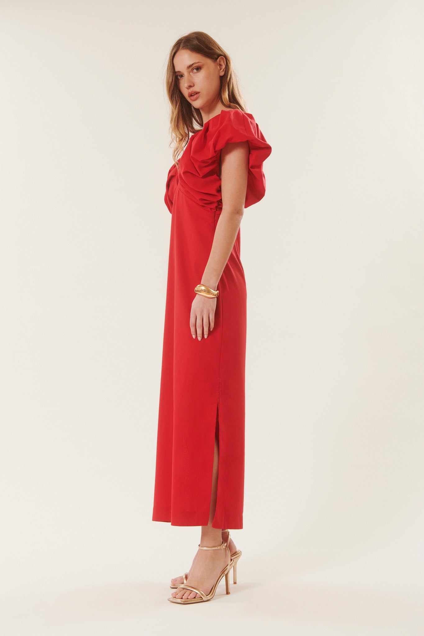 Deanna | Abito midi in lino