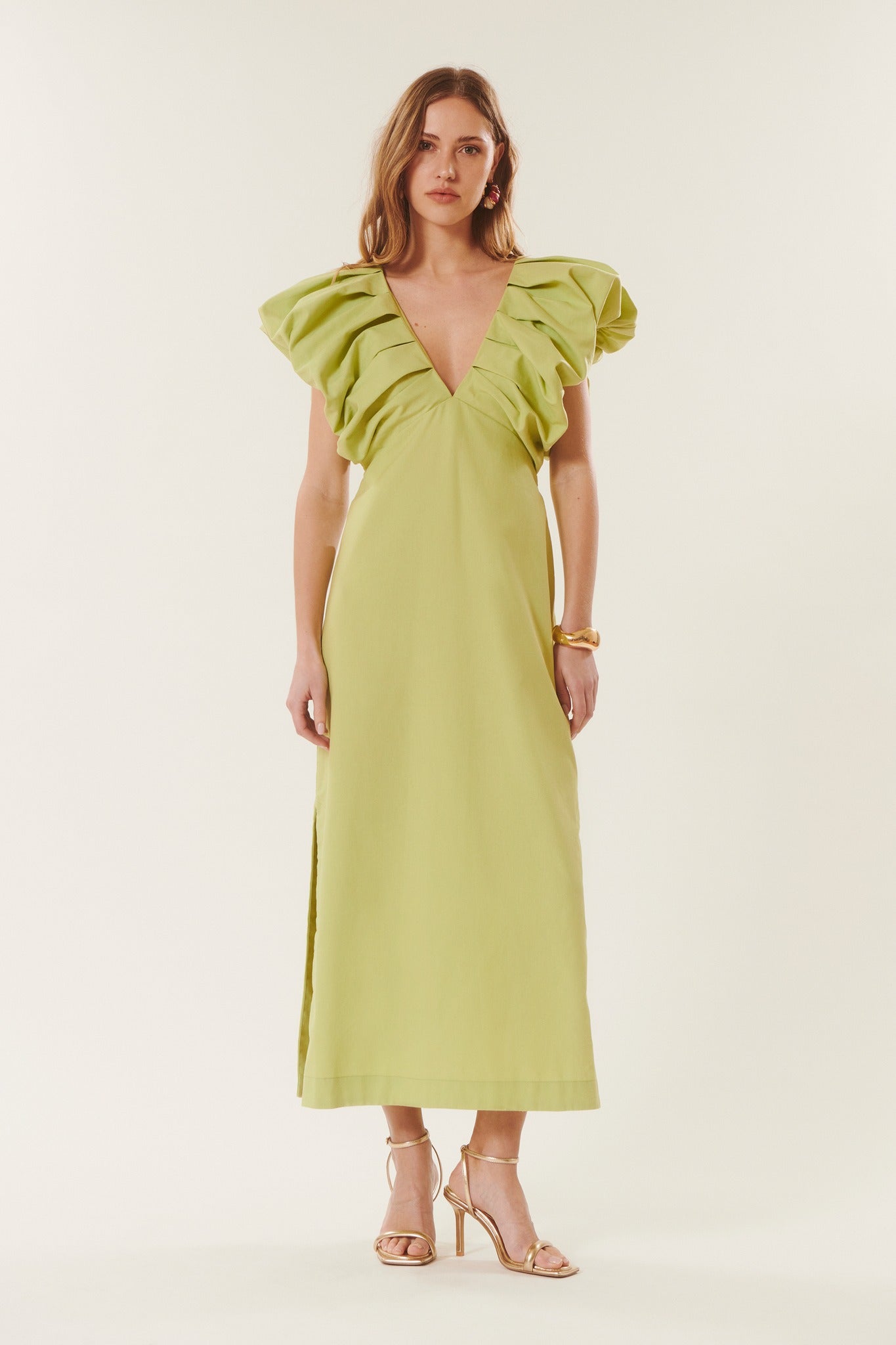 Deanna | Abito midi in lino