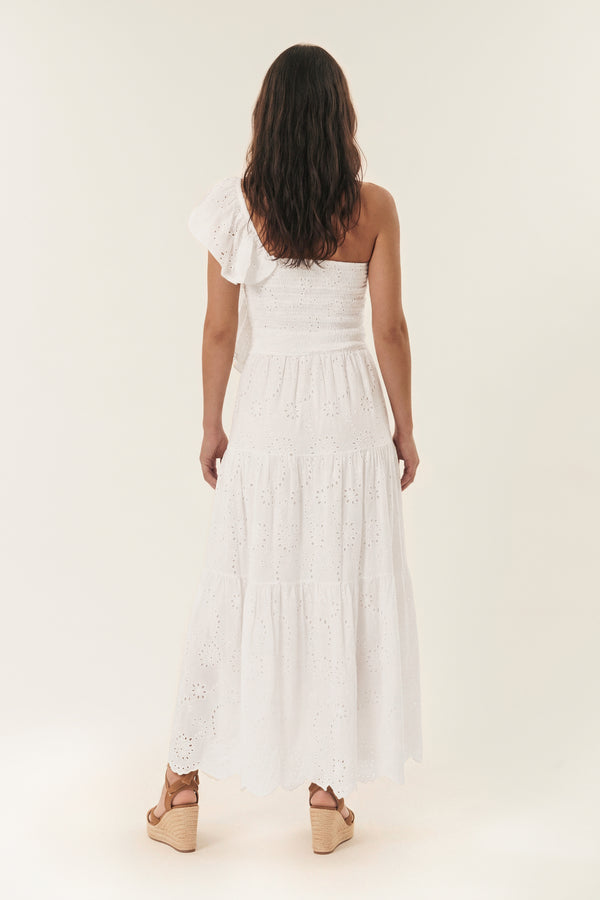 Elodie | Jupe longue macramé