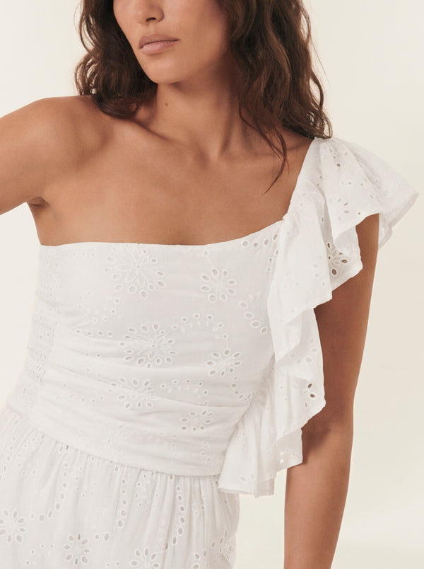 Harry | Top asymétrique macramé