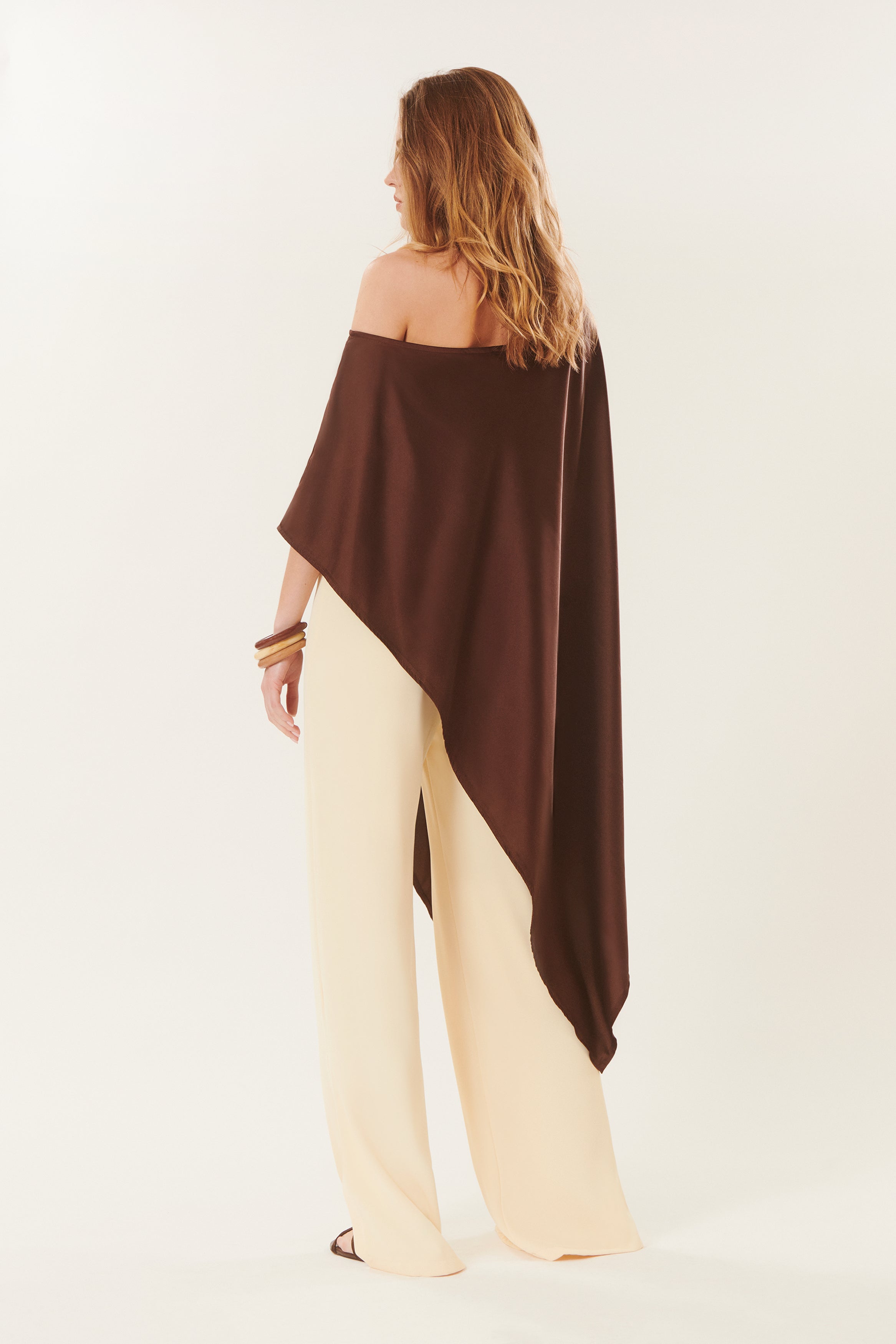 Ida | Top mantella satinato