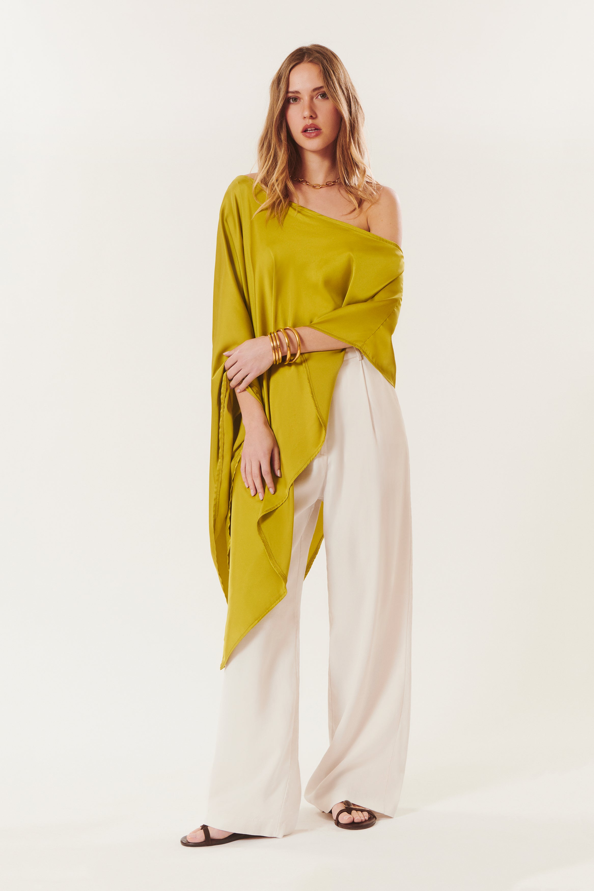 Ida | Top mantella satinato