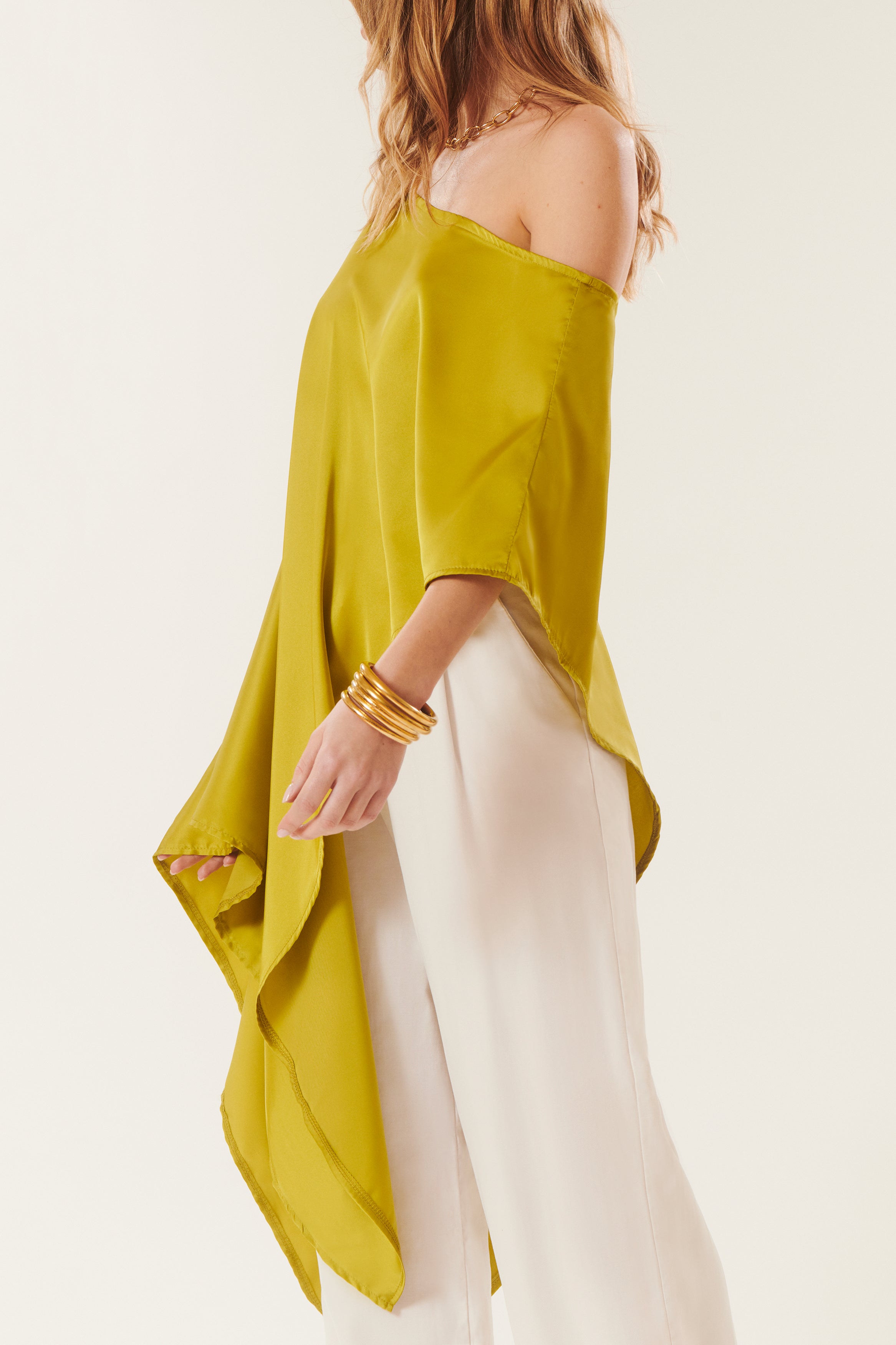 Ida | Top mantella satinato