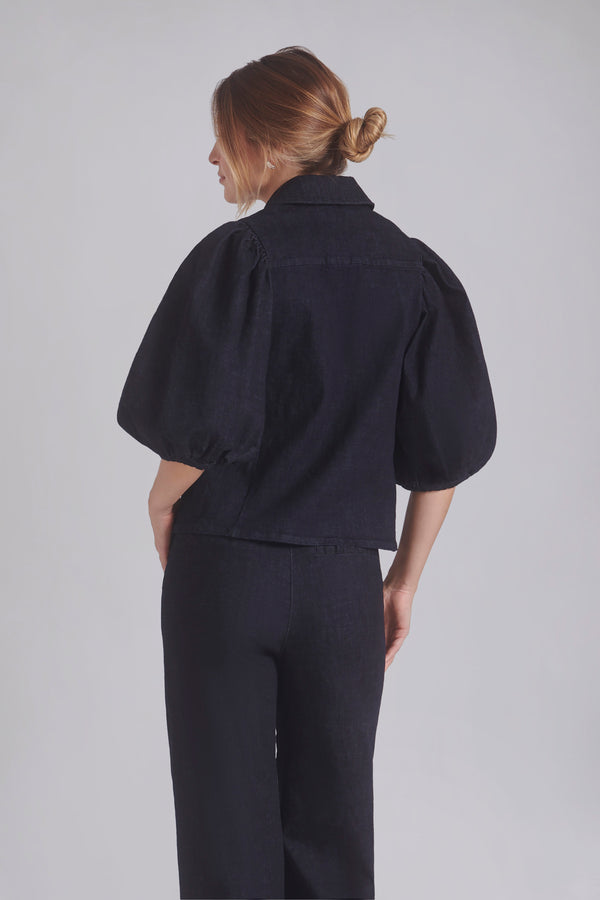Parker | Pantalon en jean taille haute