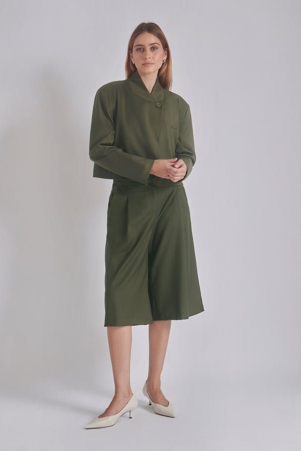 Judith | Veste courte à col châle