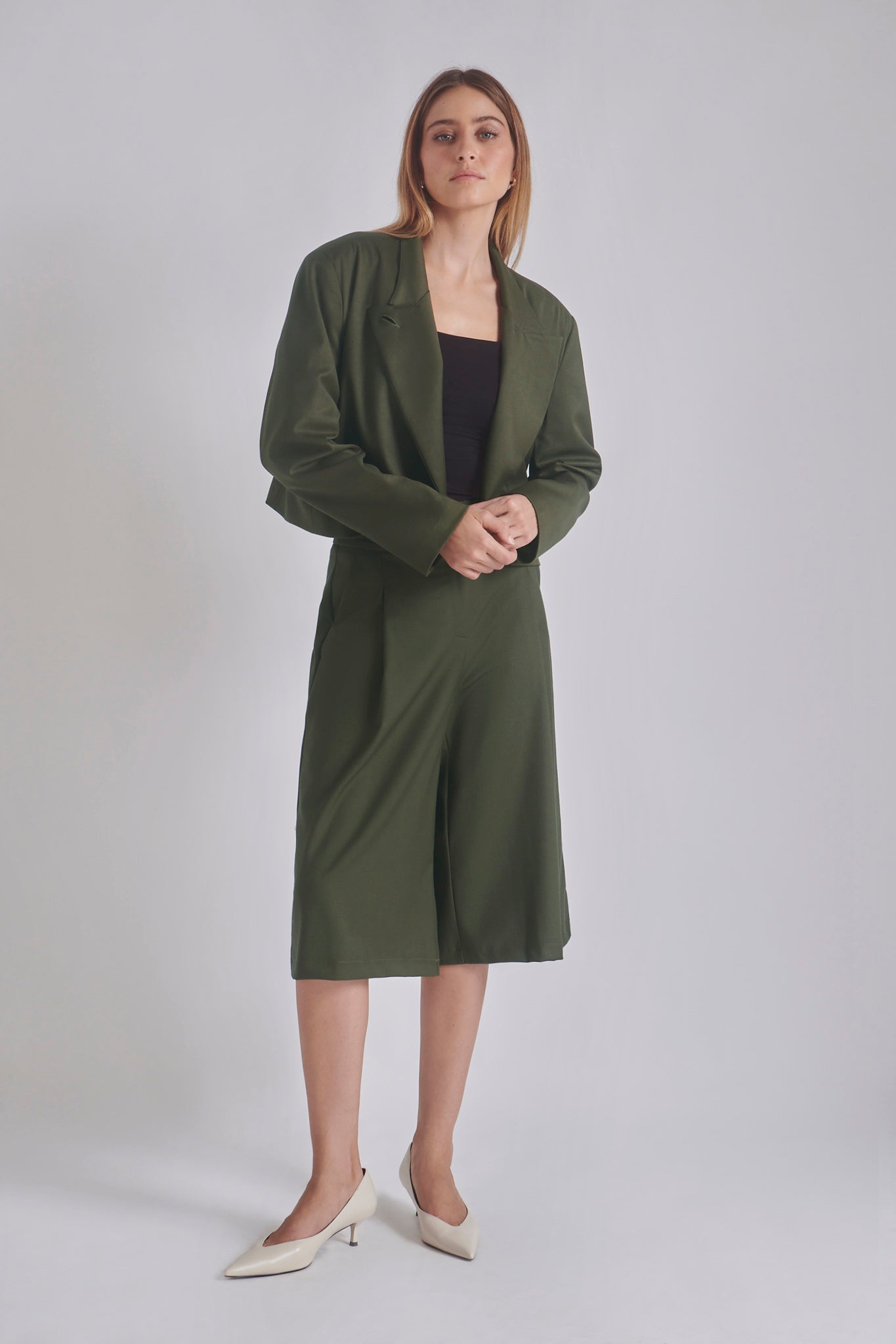 Judith | Veste courte à col châle