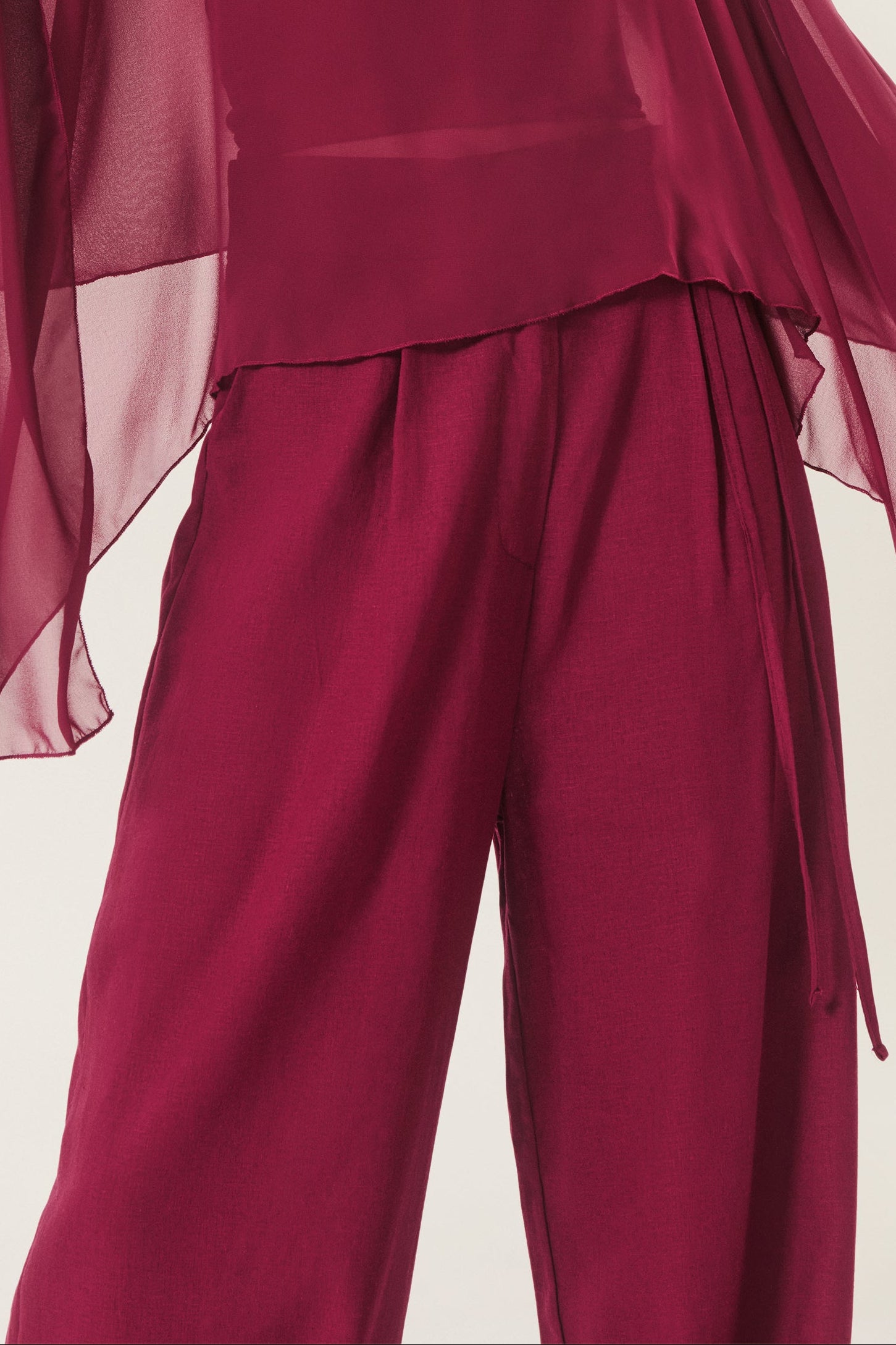 Cosimo | Pantaloni larghi in lino