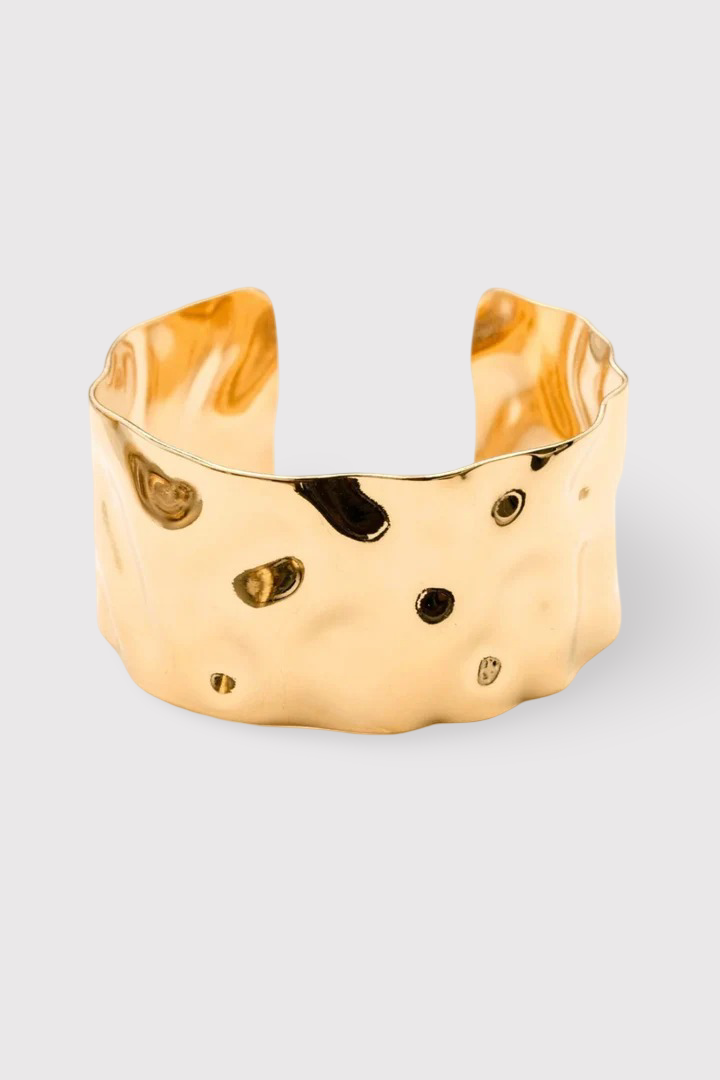 Luce | Bracciale martellato