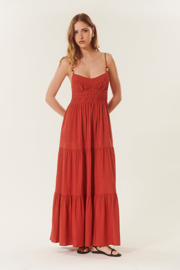 Marcia | Robe longue à bretelles