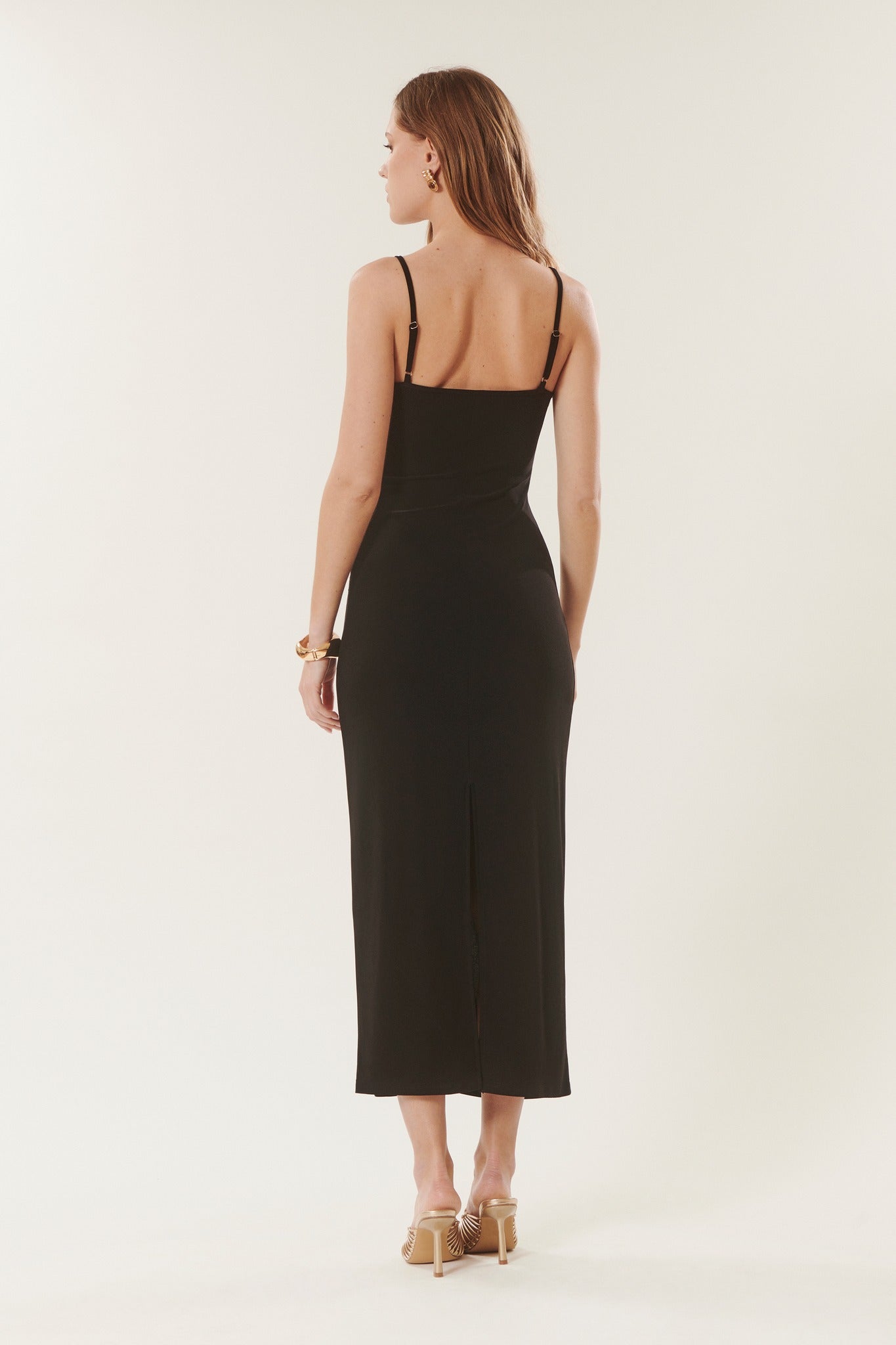 Monica | Robe longue à détails fleurs