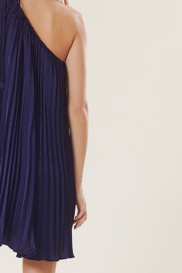 Phoebe | Robe courte plissée