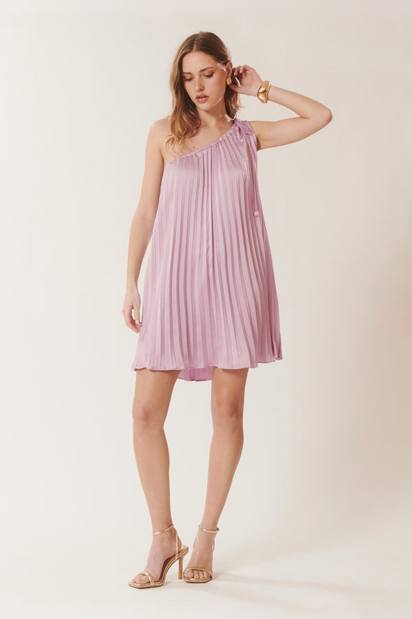 Phoebe | Robe courte plissée